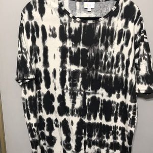 LuLaRoe Irma tie dye print